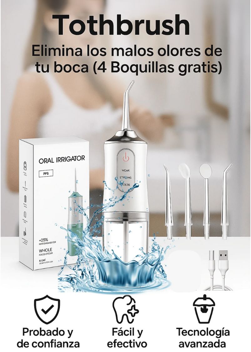 Tothbrush Elimina los malos olores de tu boca